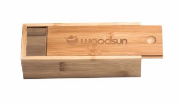 Caja de madera de bambú para gafas de sol  