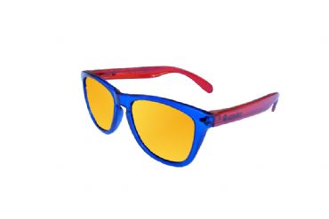 Gafas de sol de montura policarbonato traslucida Blue & Red - Orange lens
