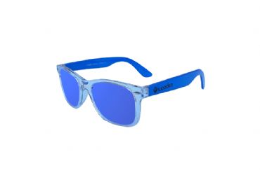 Gafas de sol de montura policarbonato trasparente & Blue - Blue lens