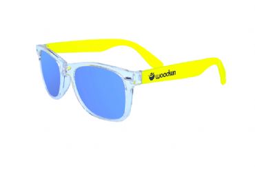 Gafas de sol de montura policarbonato Trasparente & Yellow - Blue lens